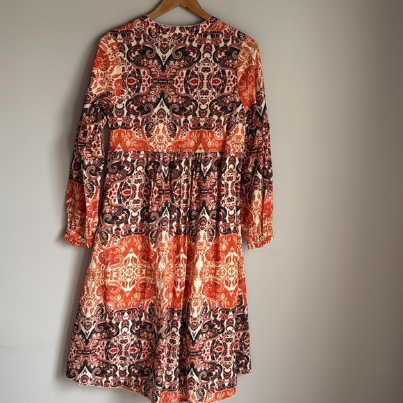 Anthropologie Agua Bendita Elayna Midi Dress Small - Picture 4 of 14